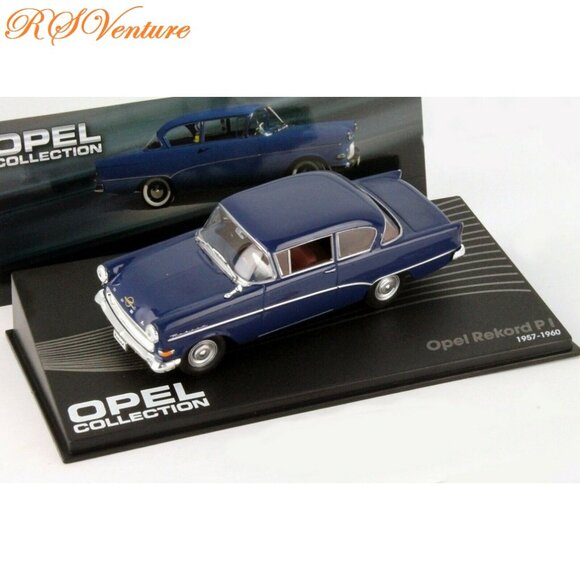 Die-Cast GMC Opel Rekord Olimpia P1 1959 Blue - Picture 4 of 5